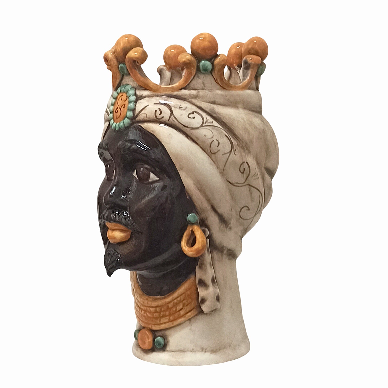 Sicilian souvenir moor's head in Messina