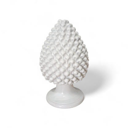 white pine cone from Caltagirone