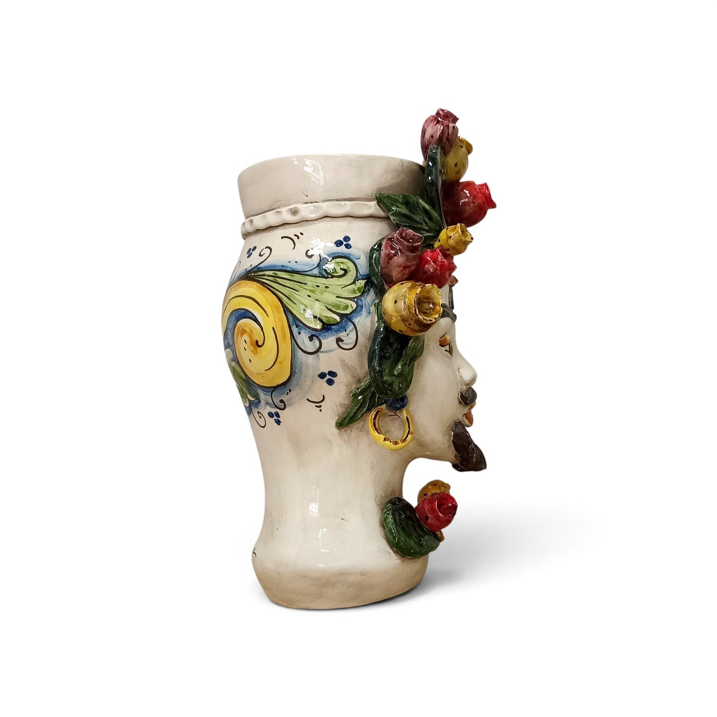 ceramic vase from caltagirone