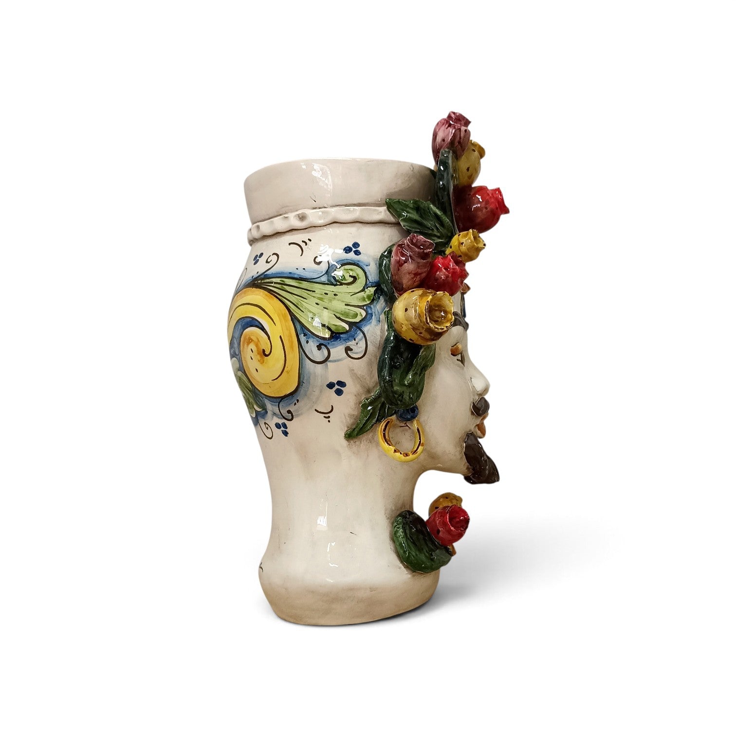 ceramic vase from caltagirone