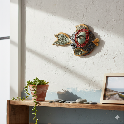 pesce in maiolica di sicilia