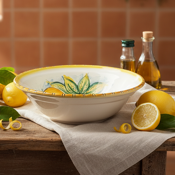insalatiera maiolica