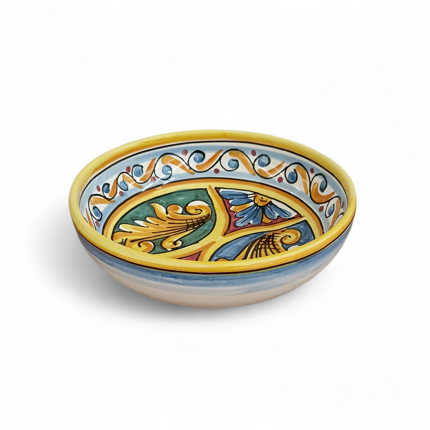 ciotola con decoro ceramica caltagirone