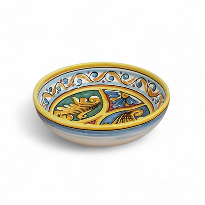 ciotola con decoro ceramica caltagirone