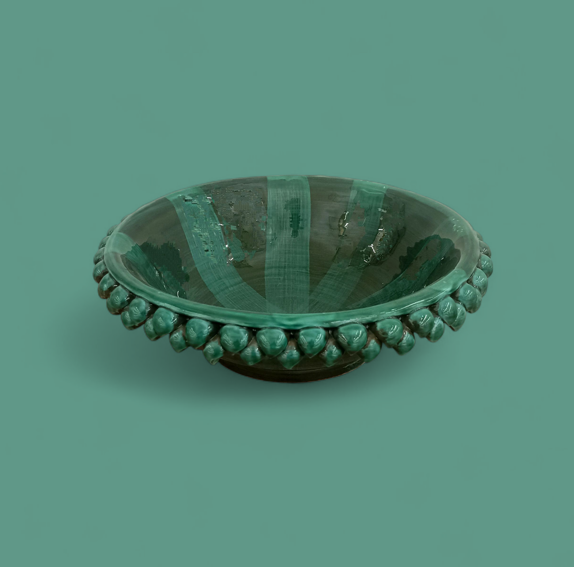 insalatiera pigna maiolica siciliana