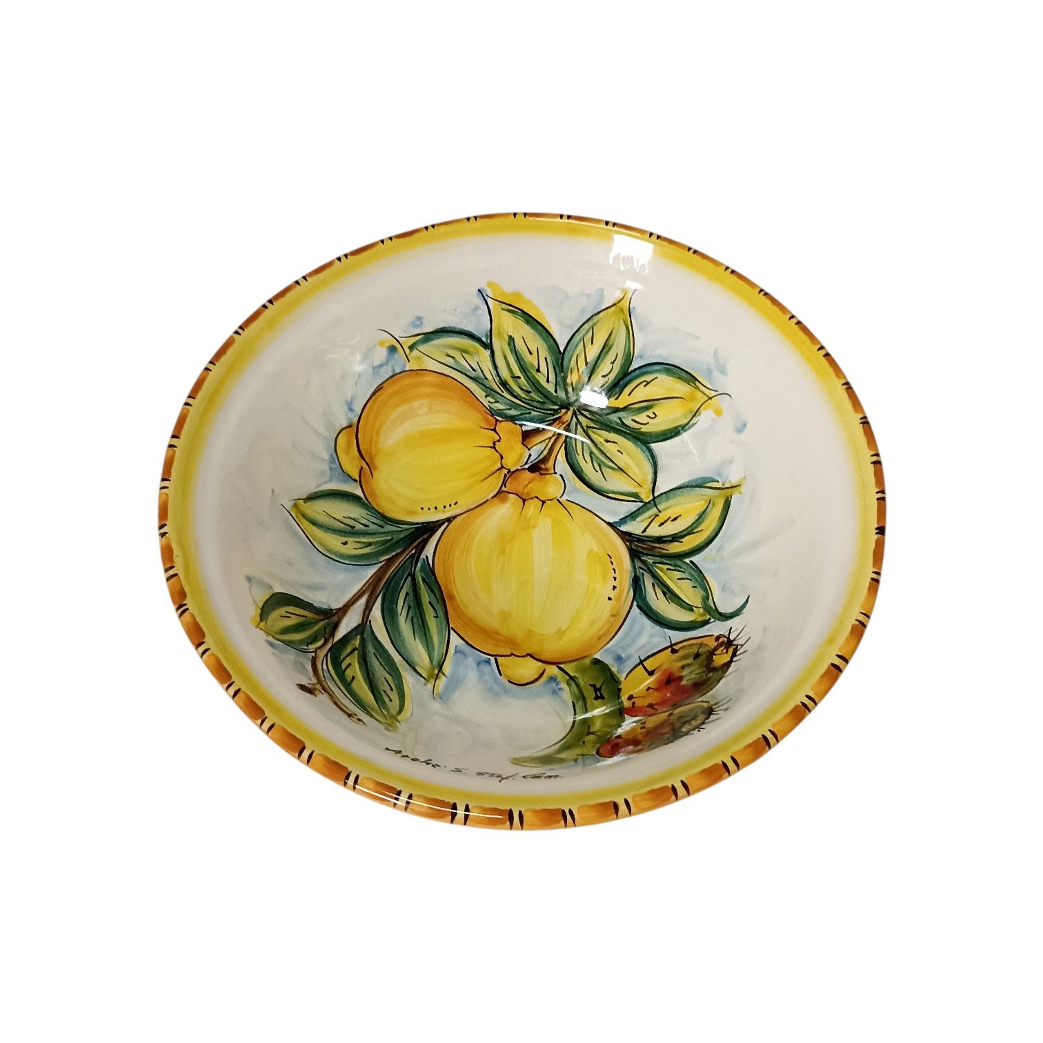 insalatiera maiolica sicilia