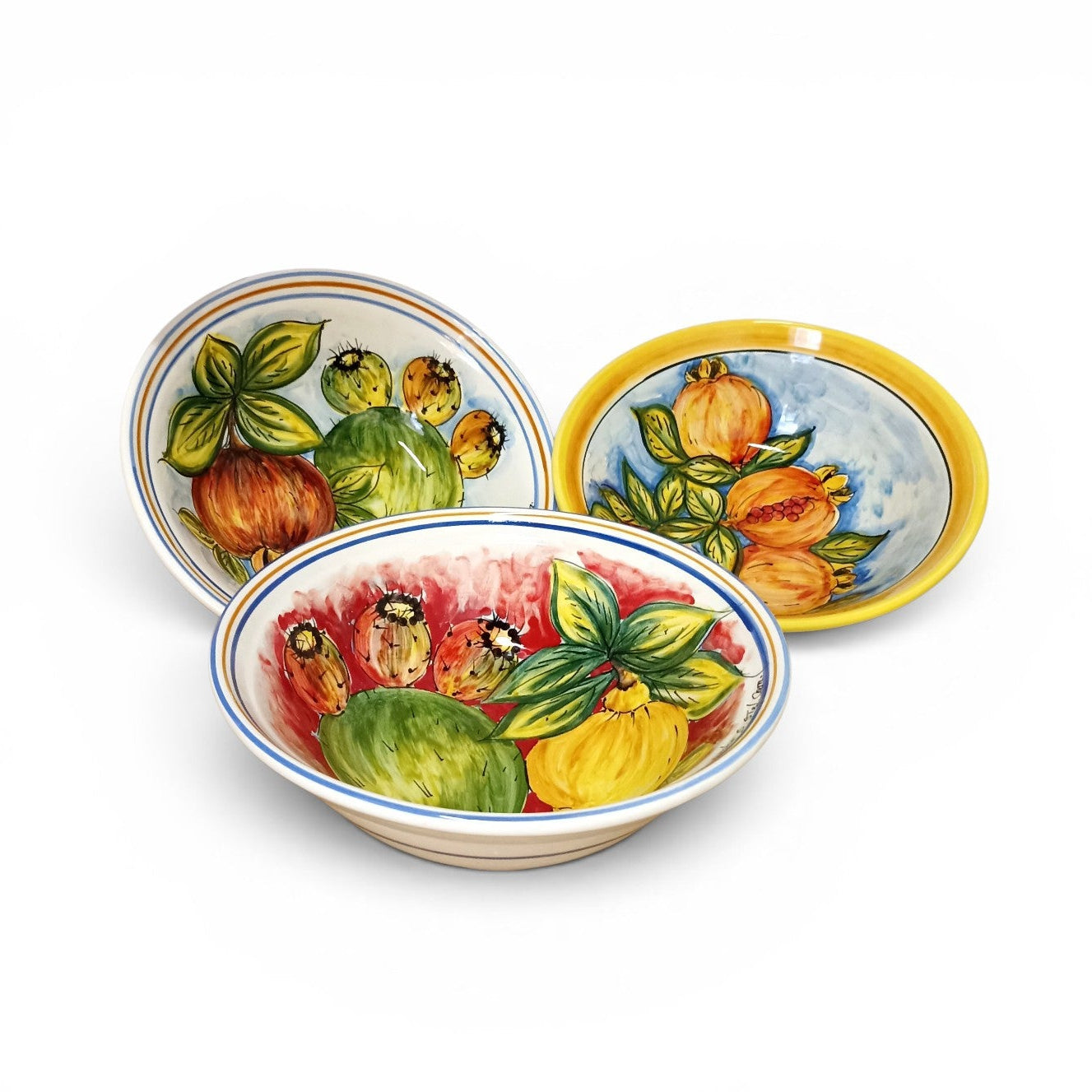 insalatiere ceramica caltagirone