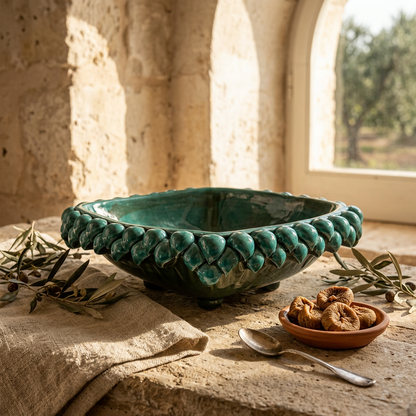 Svuotatasche Pigna Siciliana in Ceramica Siciliana 22cm