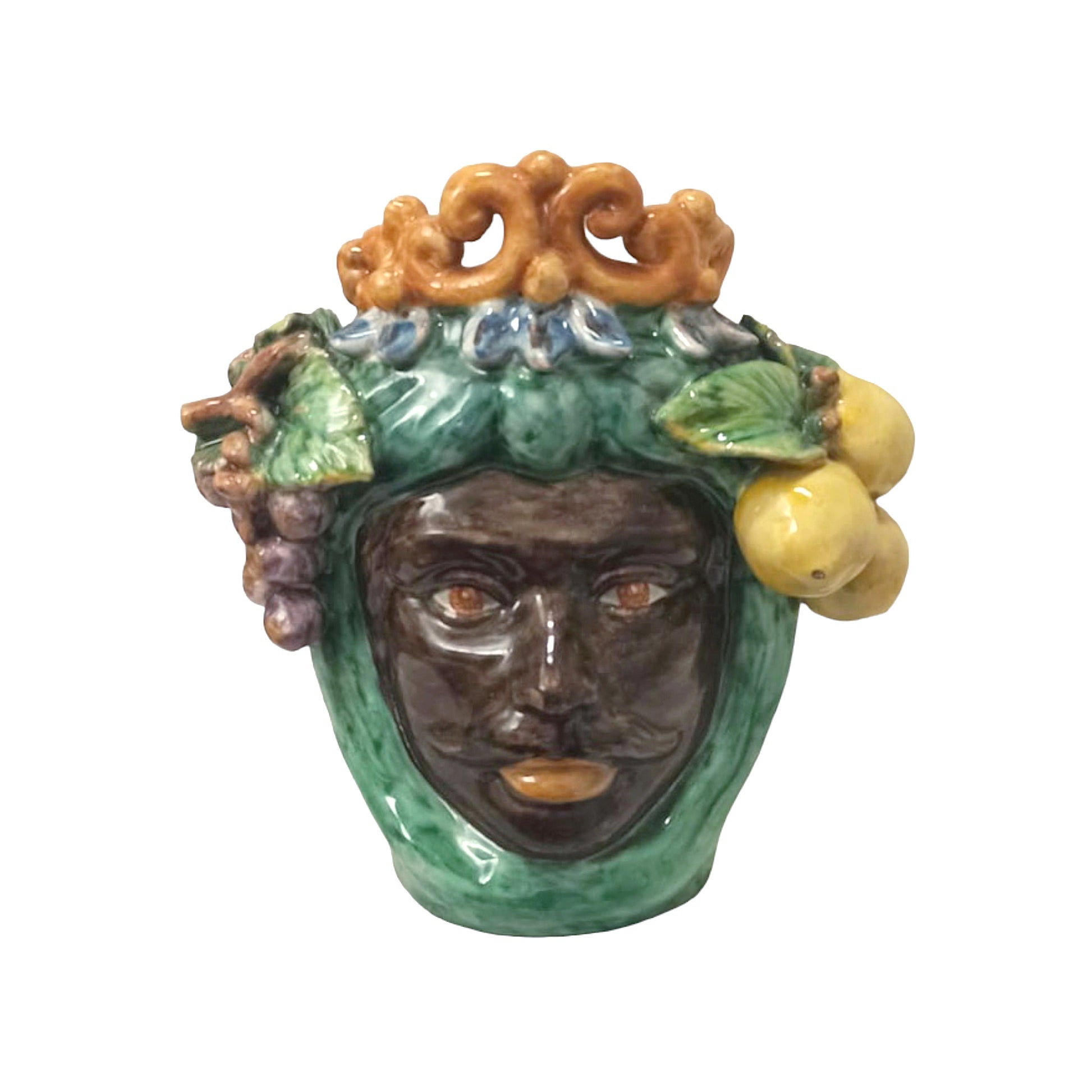 Souvenir siciliana testa Caltagirone