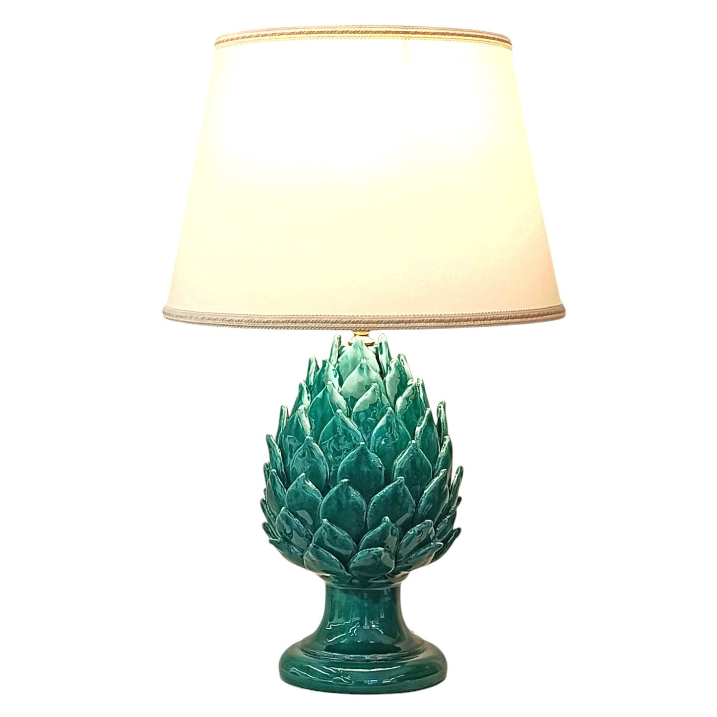 lume moderno in ceramica siciliana 