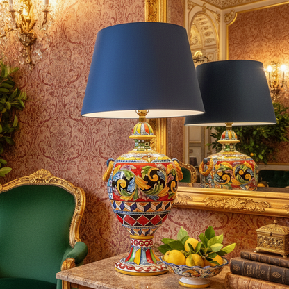 lume decorato siciliano esclusivo