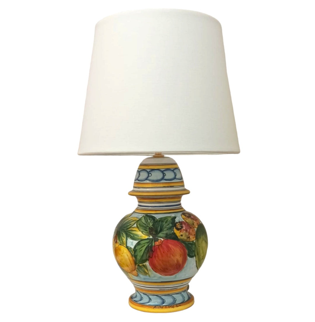 ceramica siciliana lampada da tavolo