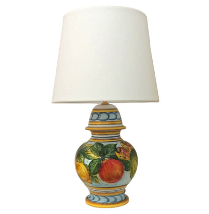 ceramica siciliana lampada da tavolo