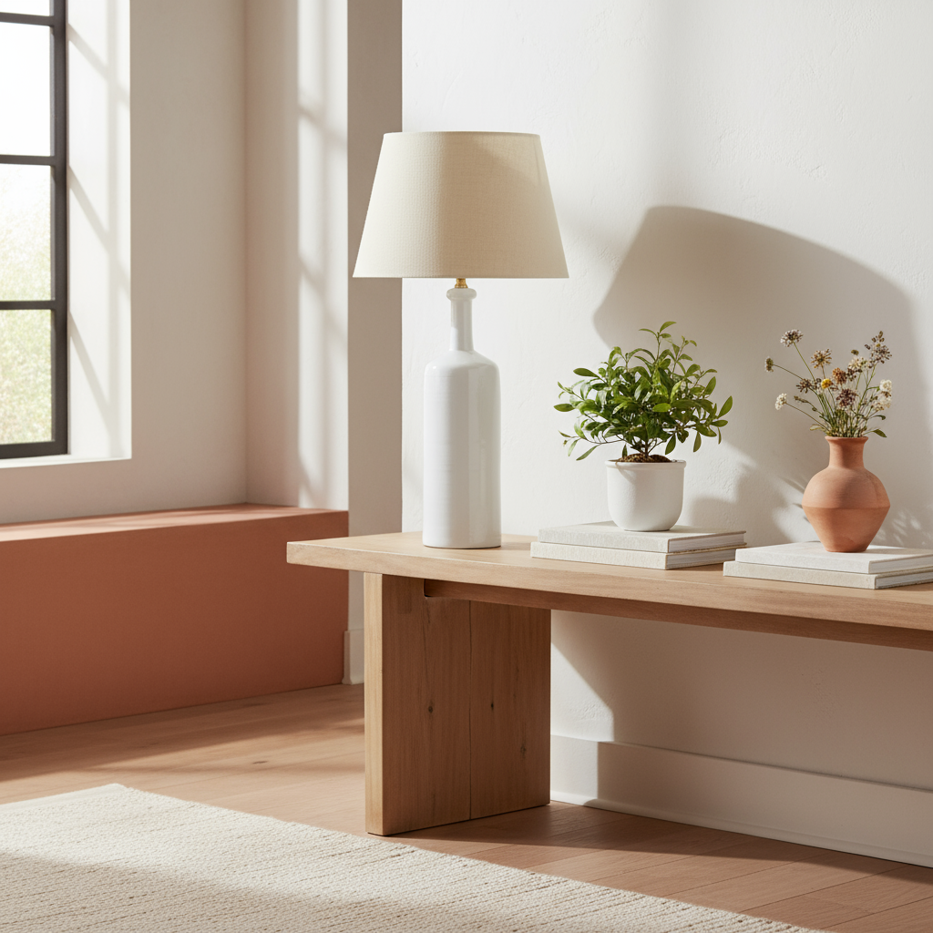 lampada in ceramica siciliana moderna