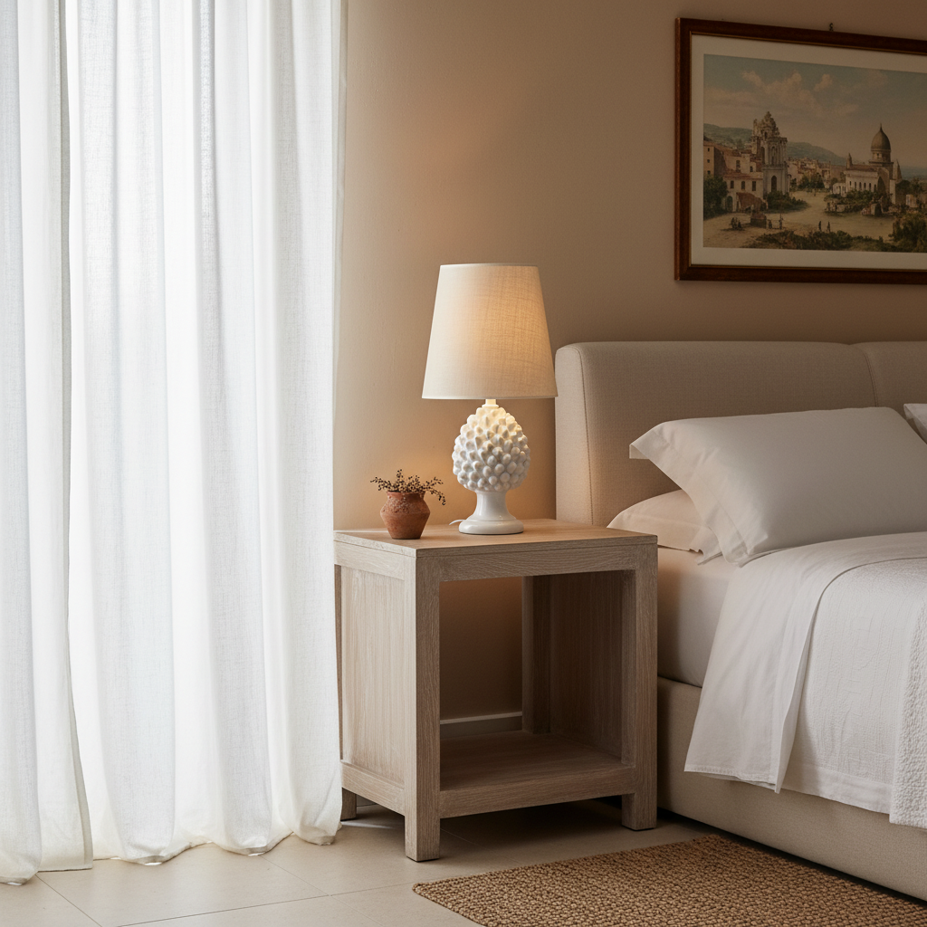 lume in maiolica siciliana