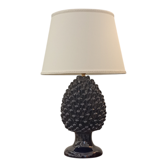 Lampada pigna blu caltagirone