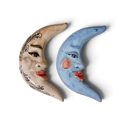 luna siciliana in ceramica