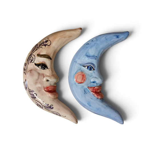 luna siciliana in ceramica