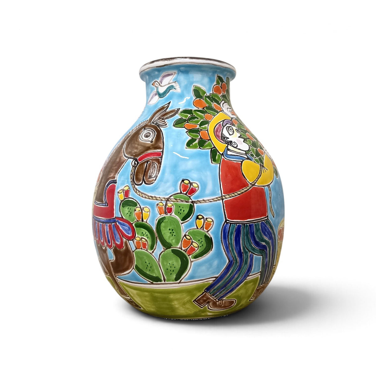 maiolica vase