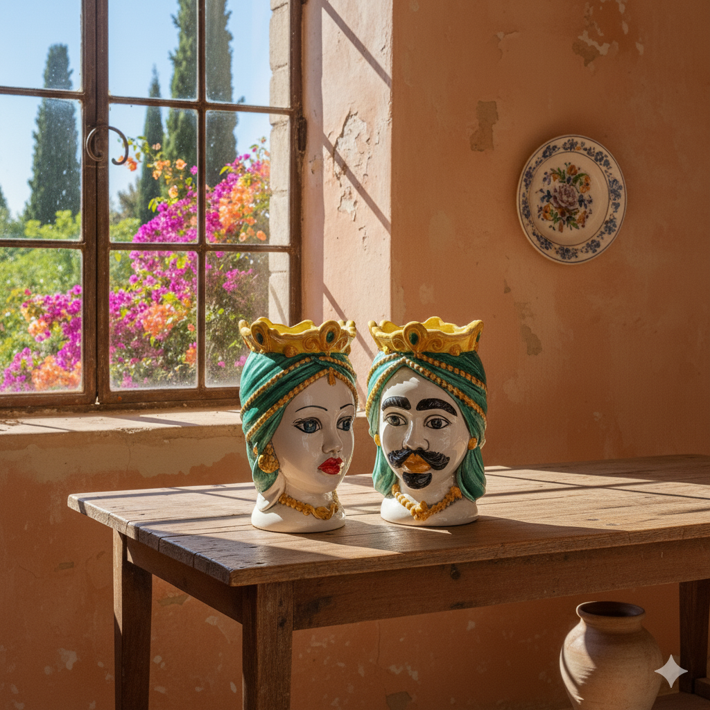 vasi teste di moro siciliane