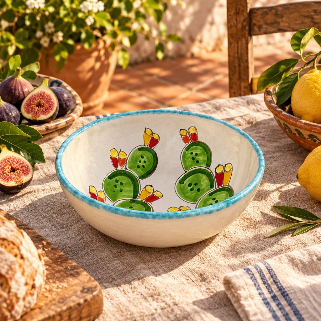 insalatiera ceramiche di sicilia