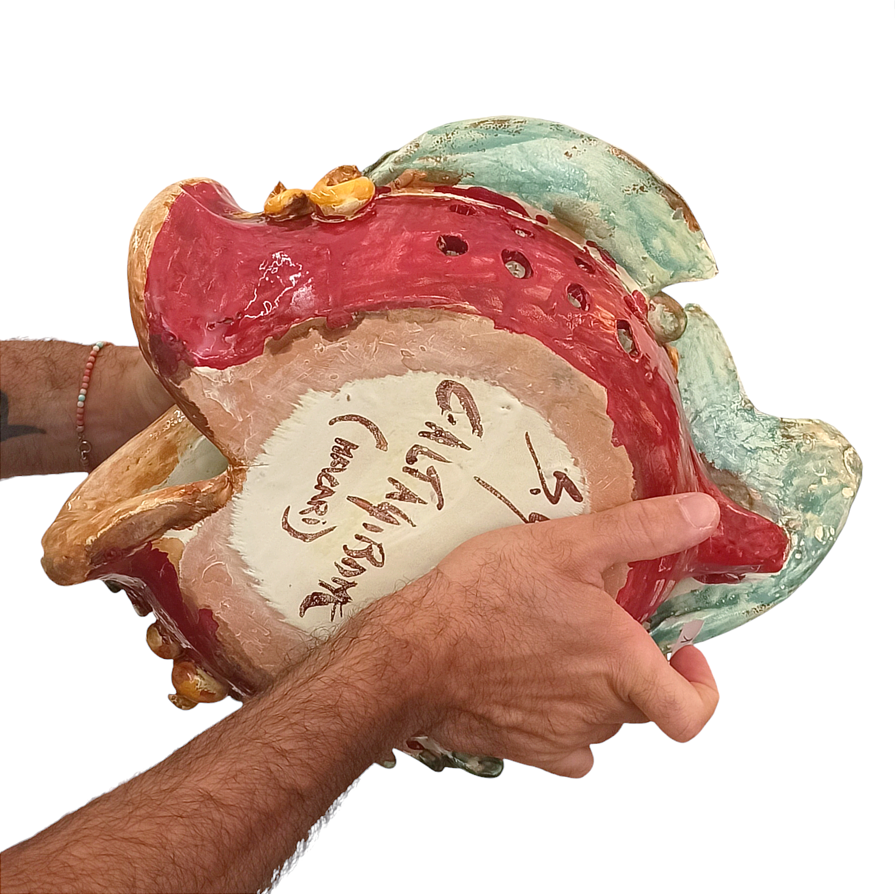 pottery fish made in italy