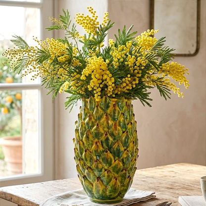 majolica flower holder