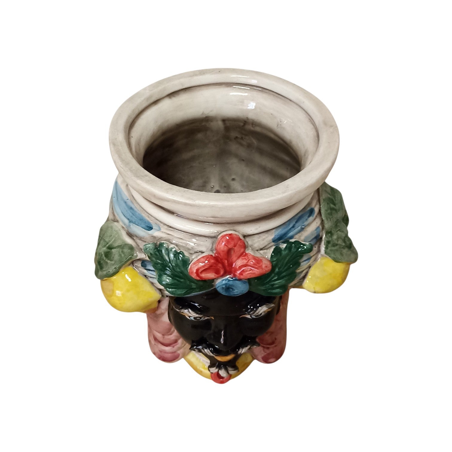 sicilian majolica vase