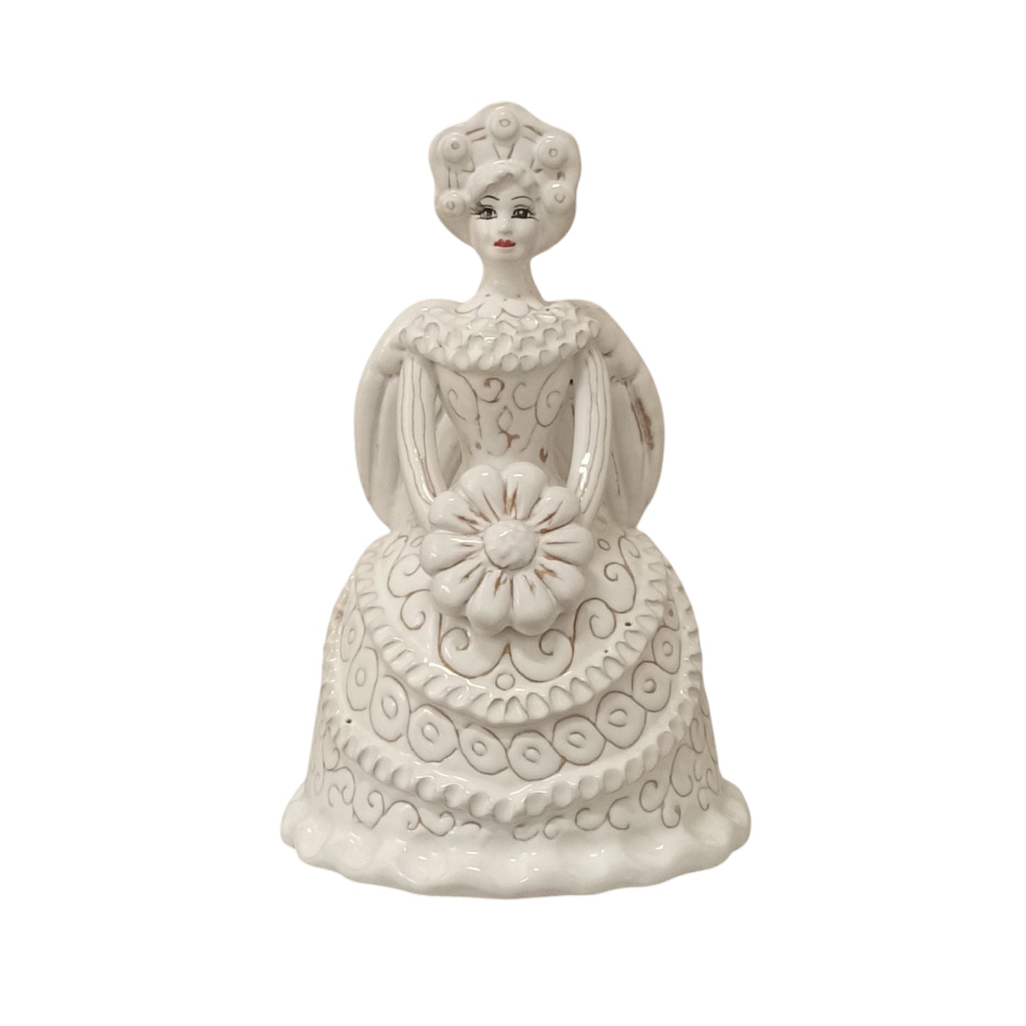 Matrangela in ceramica bianca di Santo Stefano di Camastra.
