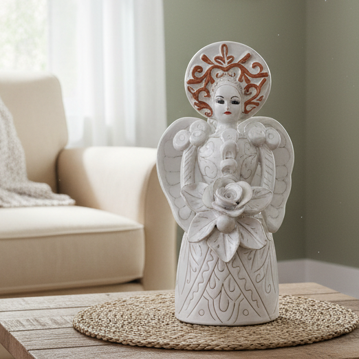 matrangela grande maiolica siciliana di Santo Stefano di Camastra 