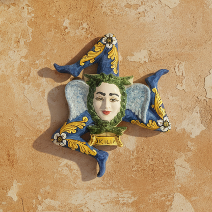 trinacria siciliana da appendere