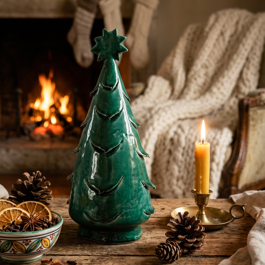 modern ceramic christmas tree