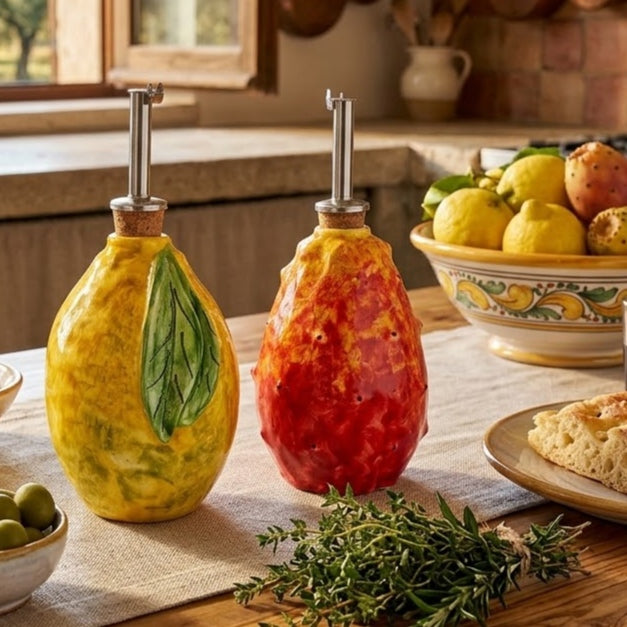 oil battle in sicily ceramic