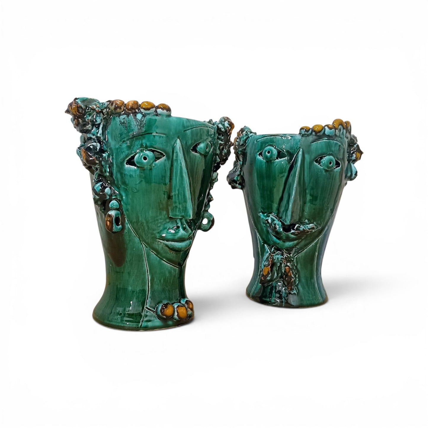 modern sicilian ceramic head