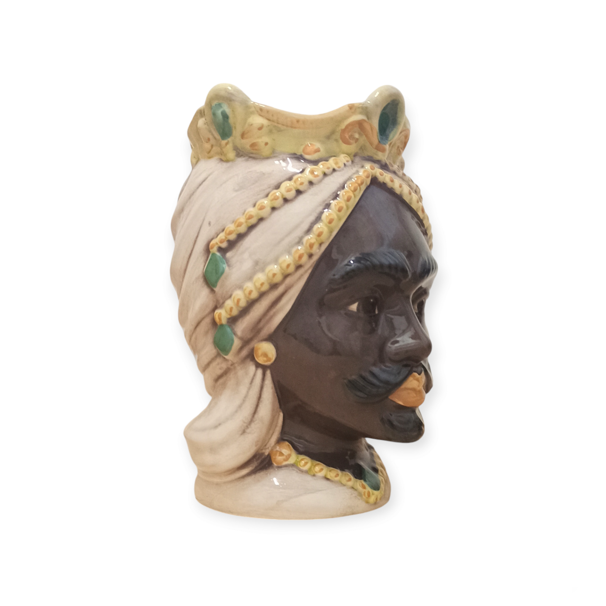 Moro ceramica Caltagirone decorato a mano
