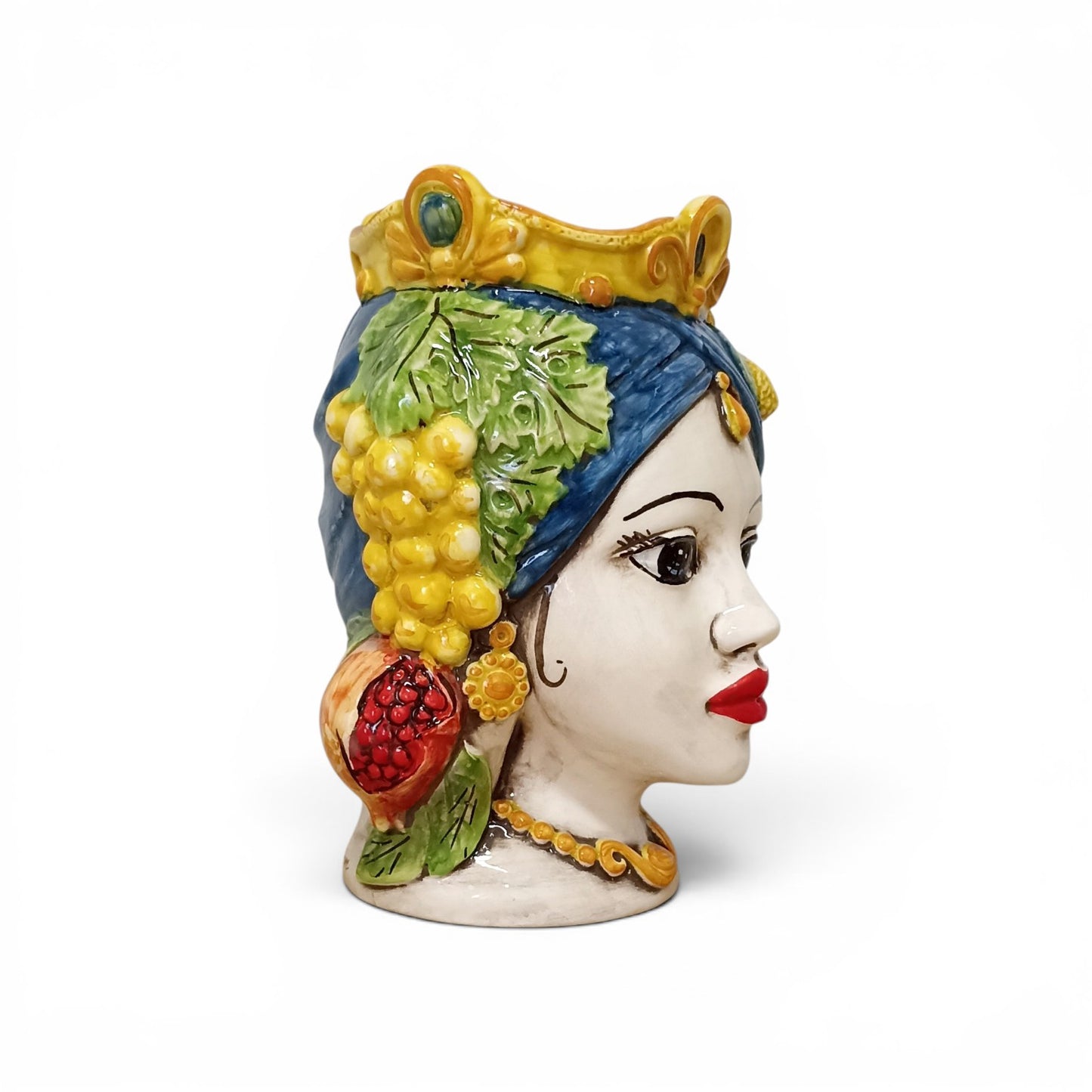 sicilian moor's head vase