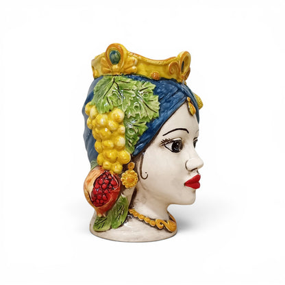 sicilian moor's head vase