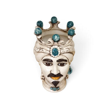 ceramic planter made in caltagirone