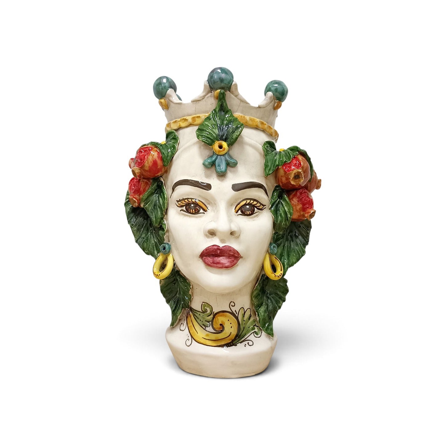 moors head with fruit from caltagirone