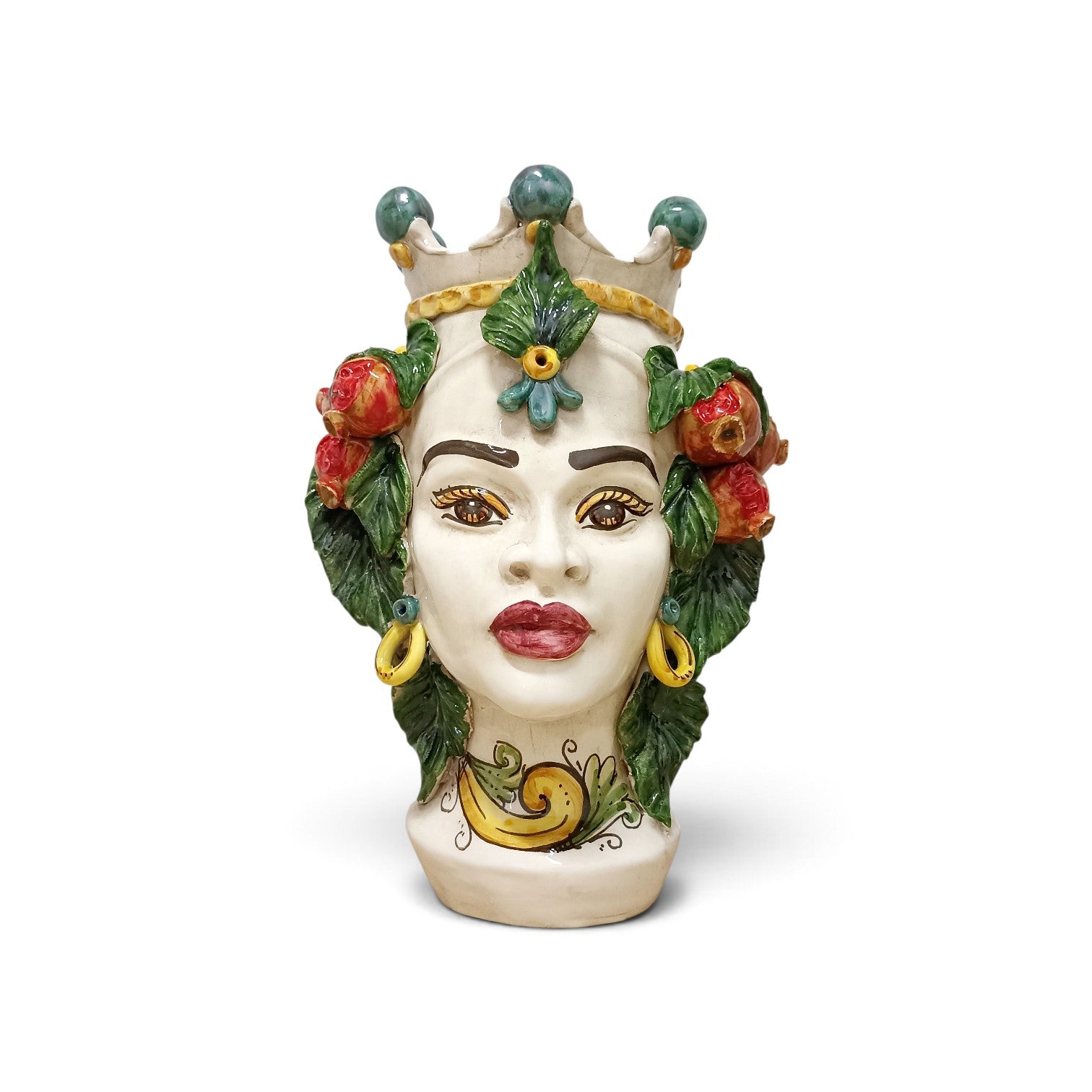moors head with fruit from caltagirone