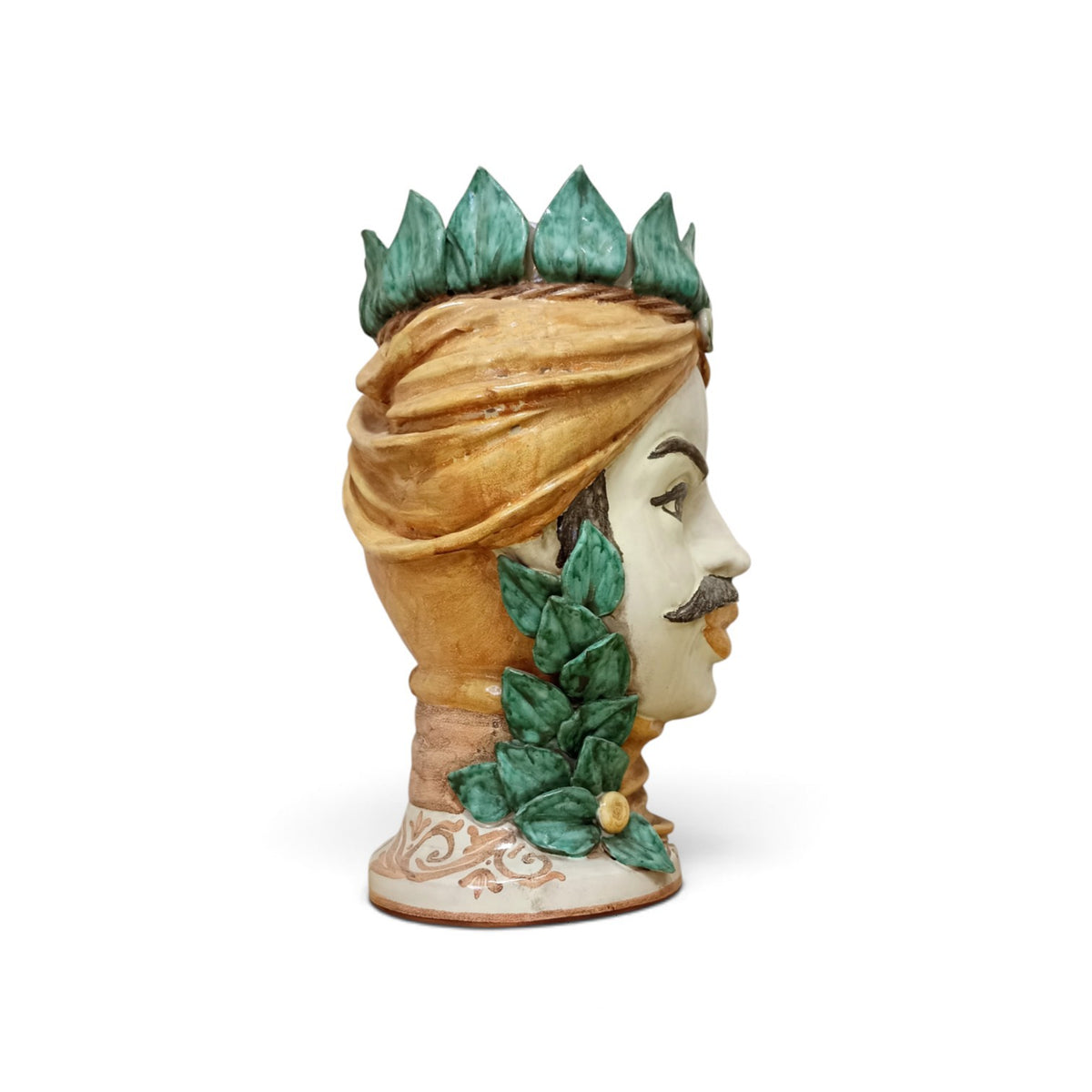 moors heads made in sicily