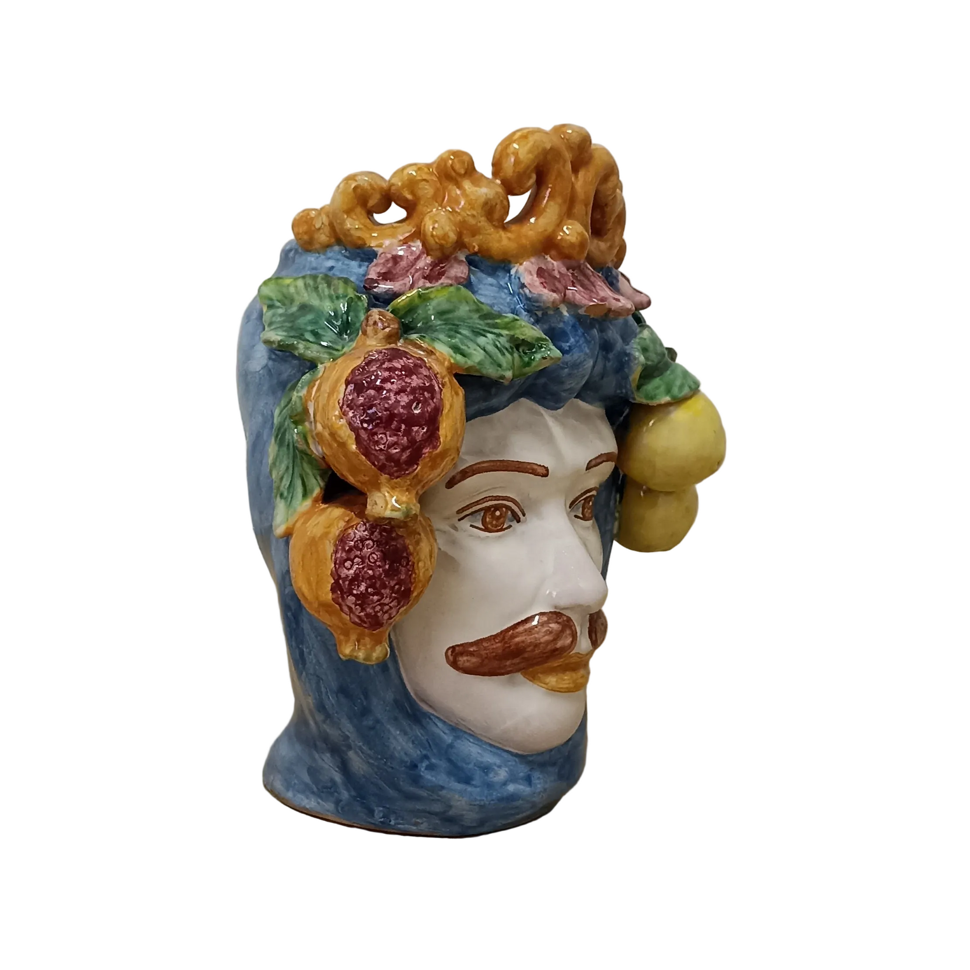 testa di moro in ceramica