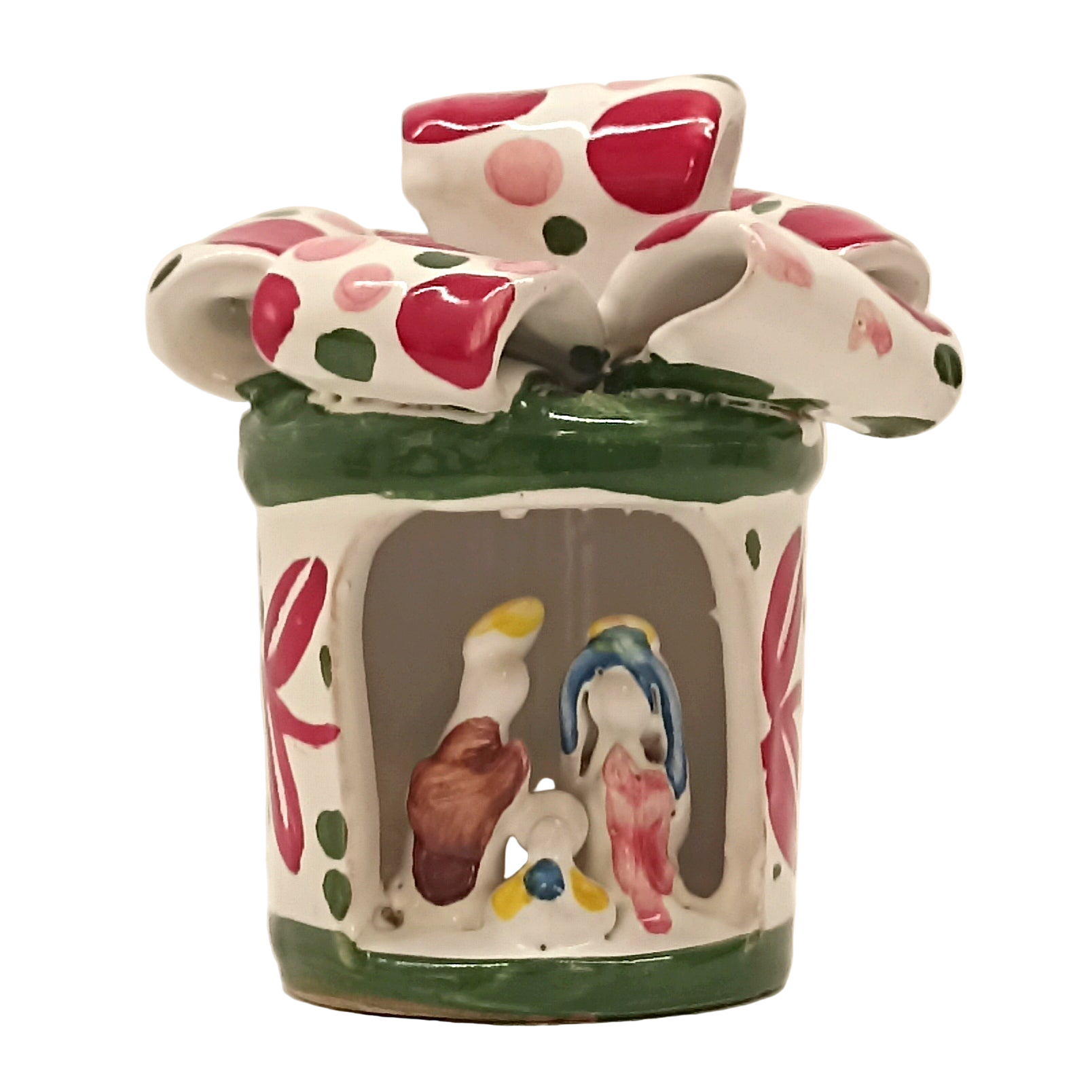 natività in maiolica siciliana 