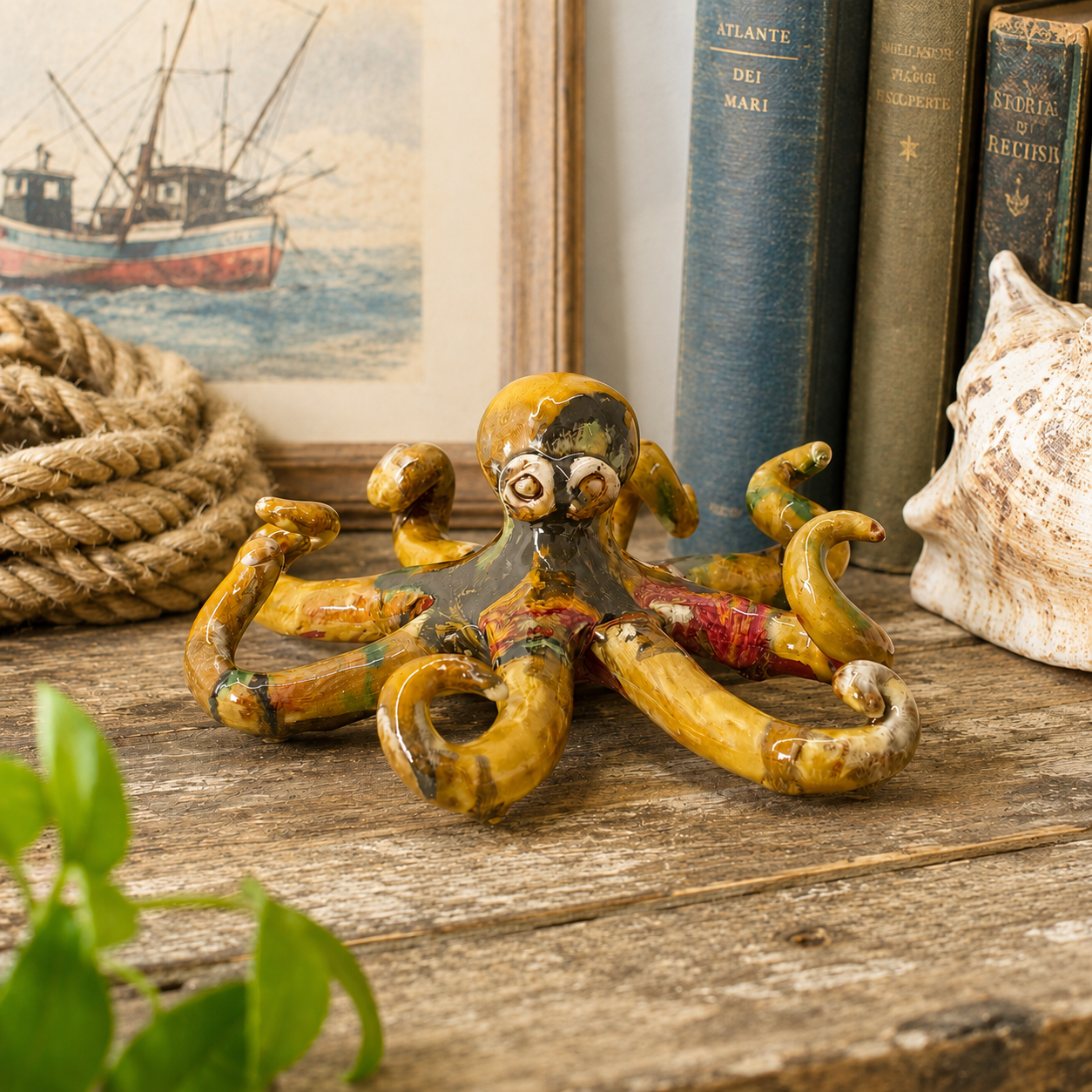 octopus in Sicilian majolica