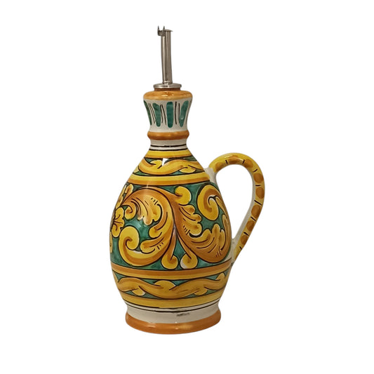porta olio in ceramica siciliana