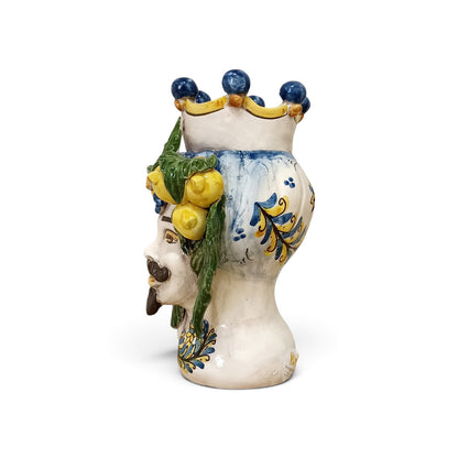 original Sicilian ceramic Moor's head