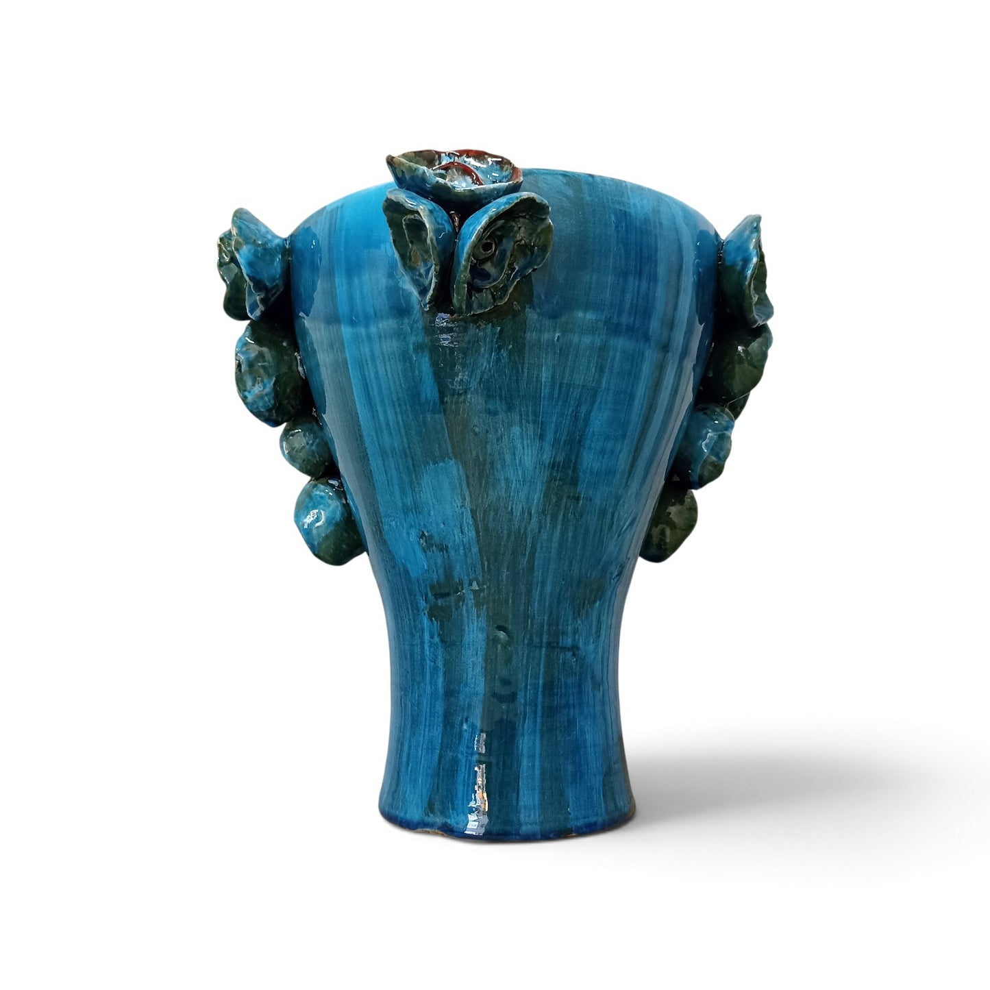 modern head in ceramic made in italy