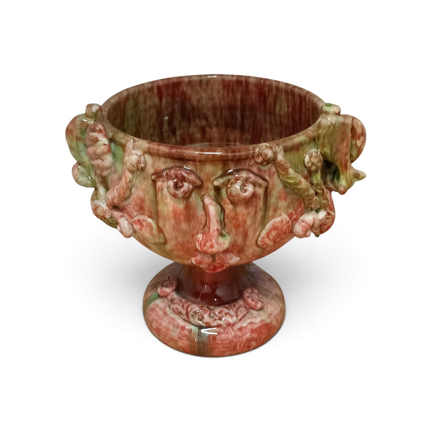 modern head in sicilian ceramic