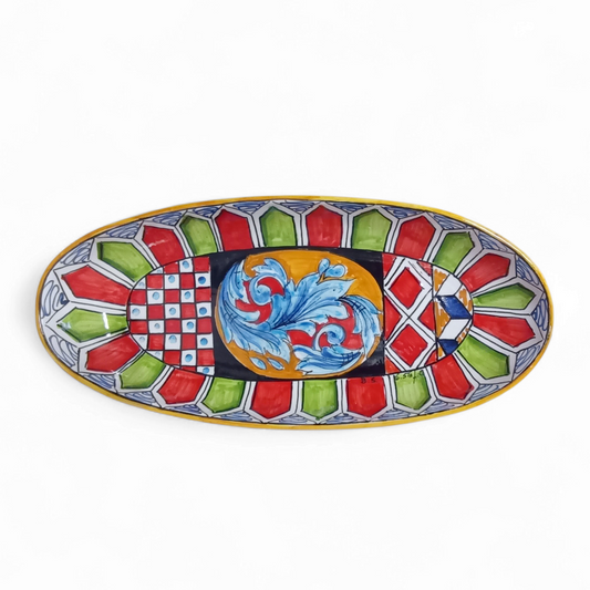 modern sicilian ceramic centerpiece