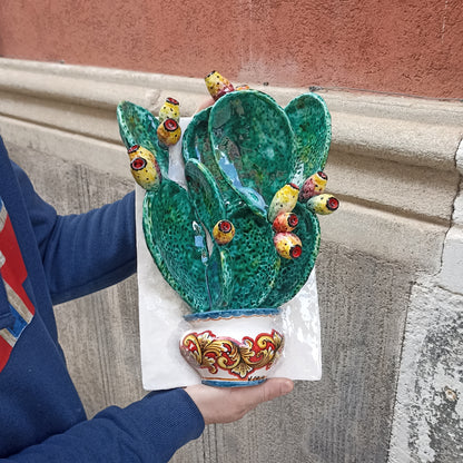 fico d'india ceramica siciliana